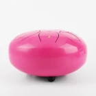 Drum SUXINRU Free Printing Logo 8inches 8tones Pink Steel Tongue Drum Hand Pan Tank Good For Yoga