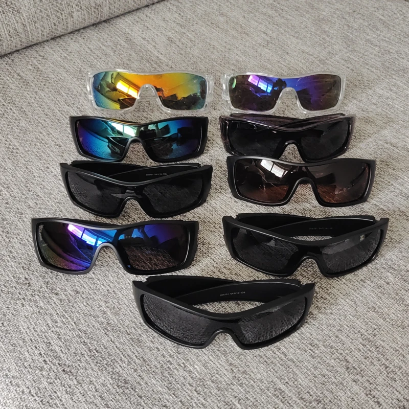 Gafas de sol deportivas de plástico de 9 colores para hombre y mujer, gafas de sol para ciclismo sin palabras impresas, envío gratis