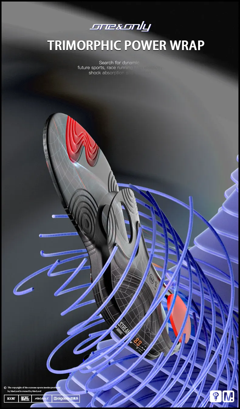 Poron Cushioning Marathon Sports Insoles for High Elastic Sprint Poron Cushioning Marathon Sports Insoles for High Elastic Sprint