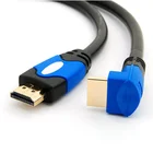 Hdmi To Custom 90 Degree Angled Premium 2.0v 4k 60hz Hdmi Male To Male Cable For TV Projector