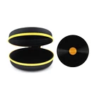 Cd Case Customized Logo Protective CD Hard Shell EVA Case Duetproof CD Storage Carrying Waterproof Case