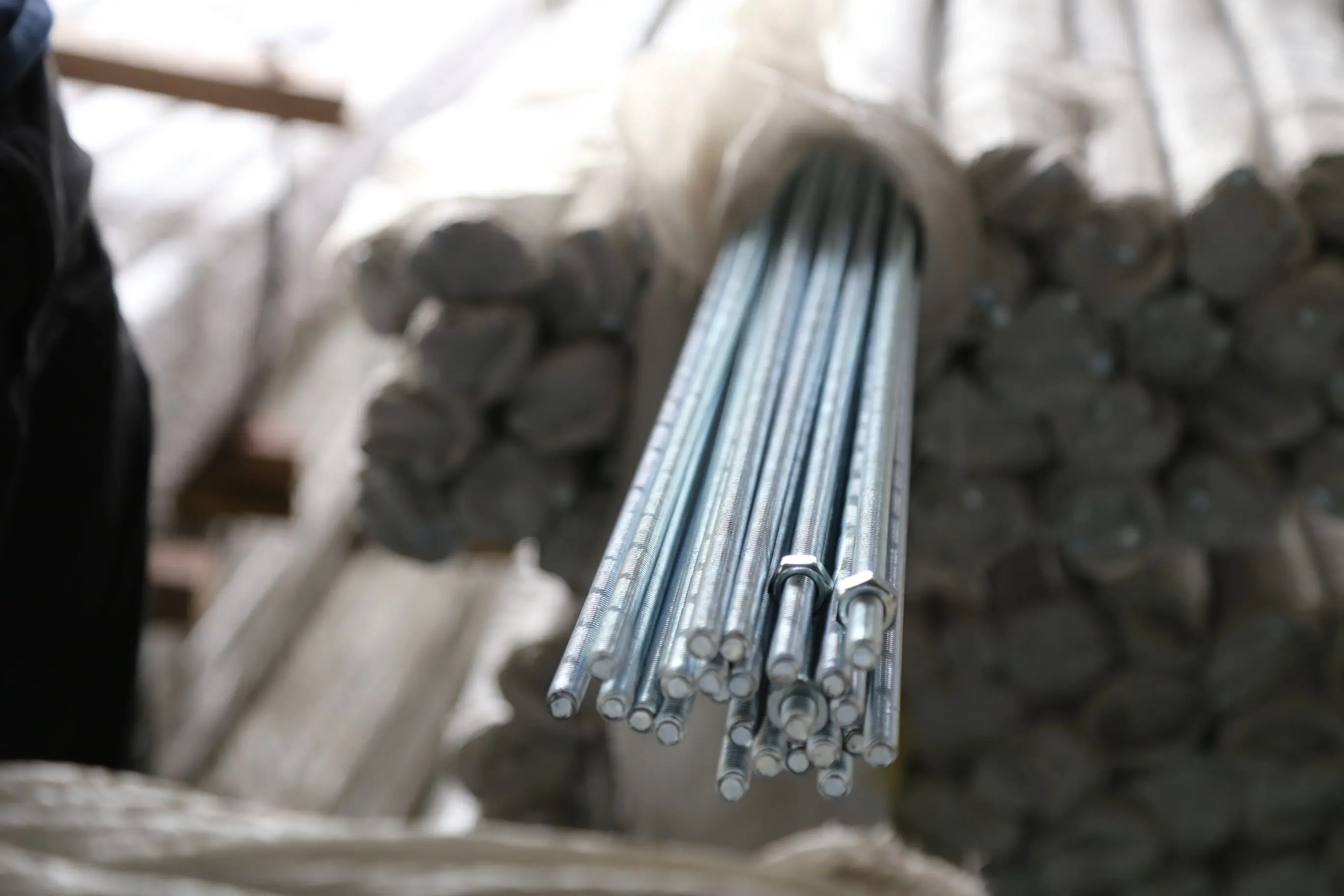 Din Coated Galvanized All Thread Stud Bolt Astm A B B M L B