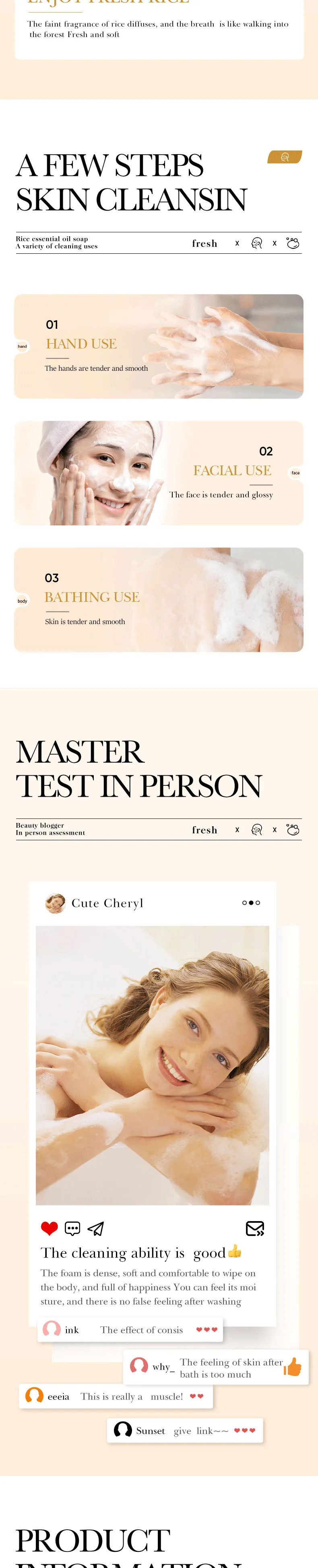 product bioaqua organic natural lightening soap bar deeply cleansing and whitening for face hands body made from rice-6