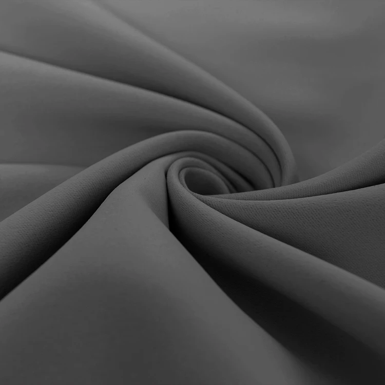 Hot sale home use 100% polyester double layer curtains for living rooms