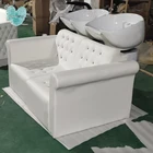Chair Salon Luxury Shampoo Chair Salon Furniture Double Seat Salon Shampoo Chair