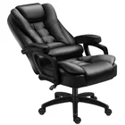 Leather Chair High Back Heavy Duty Pu Leather Ergonomic Swivel Office Chair