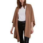 Cape Women New Fashion 100% Pure Cashmere Knitted Cape For Women