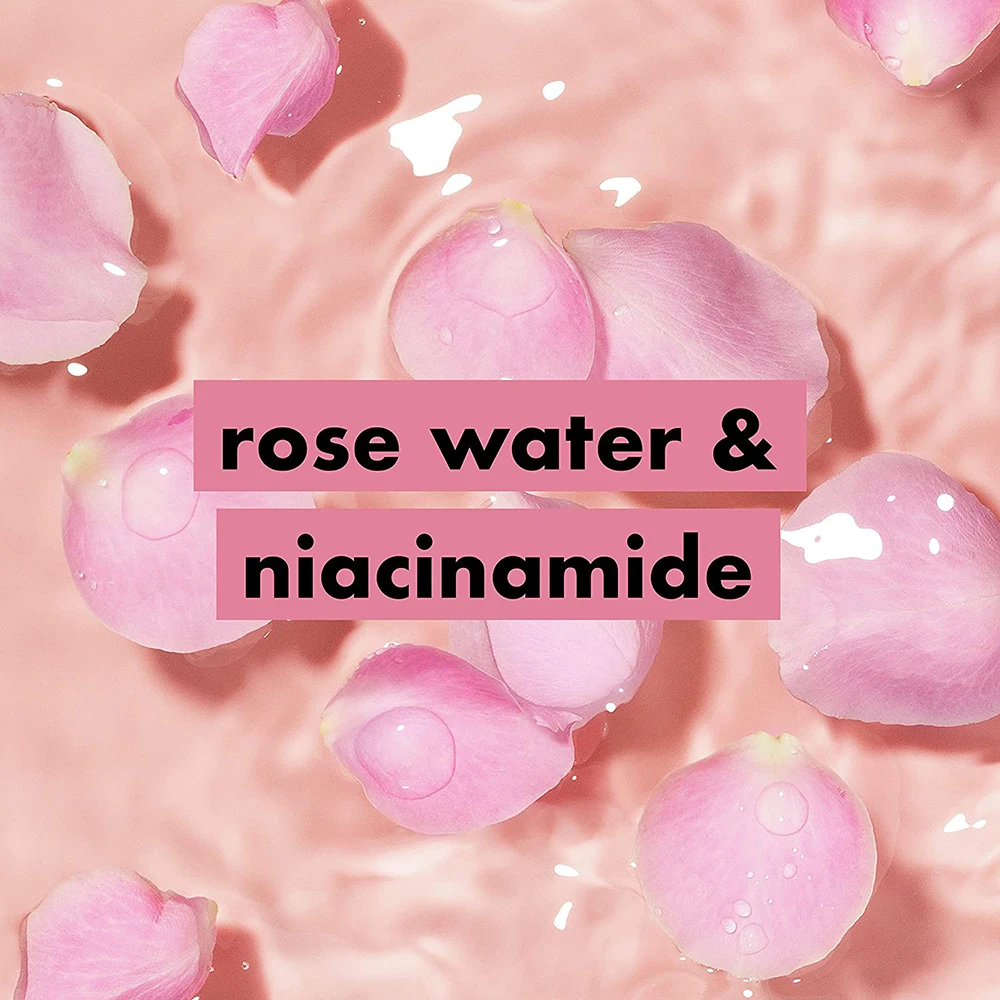 Customized Private Label Natural Women Niacinamide & Rose Water Nourishing Skin Whitening Lightening Body Wash Shower Gel