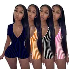 Striped Clothing New Arrival MOEN Striped Ropa Mameluco Womens Clothing Women 1 Piece Jumpsuits And Rompers