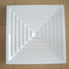 Diffuser Hvac Diffuser Ceiling Air Diffuser HVAC System Square Detachable ABS Diffuser Plastic Air Outlet 600*600MM