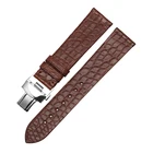 Leather Strap Hot Selling Alligator Leather Strap Round Waterproof Leather Strap Watch Band