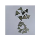 Glass Wall Decore Glass Custom Shape Art Glass Mirror Tile Triangle Silver Mirror Tile For Wall Decoration