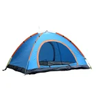 Family Field Automatic Hand Throwing Windproof Ultra Light Picnic Custom Tents Camping Outdoor Family