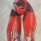 Scarf Long Superior Quality 2021 Fall Winter Scarf Women Long Warm Plaid Soft Thick Scarf