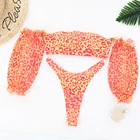 Girl Bikini Direct Factory 2 Piece Swimsuit Sexy Hot Girl Thong Bikini Cut Out Floral Swimwear