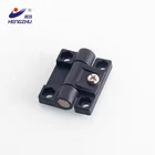 Hinge Hinge Manufacturer Hengzhu Hinge Manufacturer HL079 Mini Plastic Hinge 108 Degree Matt Black Adjustable Torque Hinge