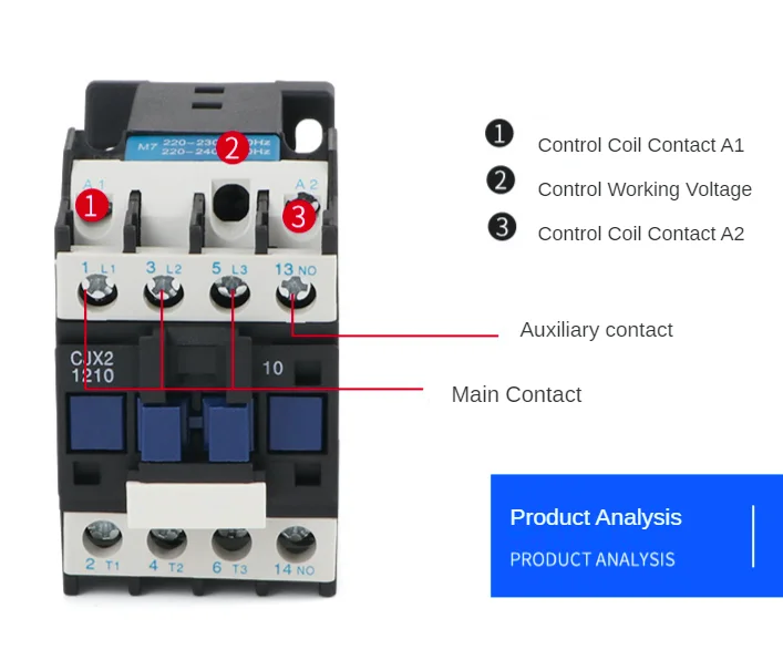 Cjx D Kontaktor Ac Fase V Koil Ac Buy Ac Kontaktor Ac