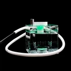 Hot Sell Custom Electric Acrylic Box Shisha Hookah With Led Light