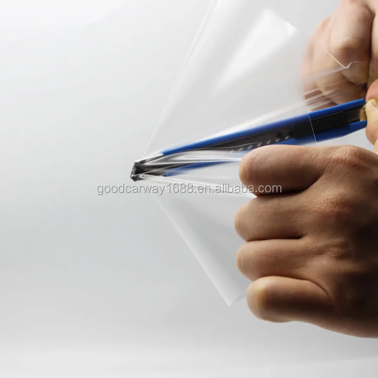 1.52*15m Customized Logo Heat Gun Application Transparent TPU Car Paint Protection Film PPF