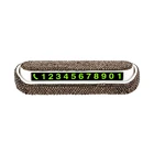 New Car Good Price New Product Temporary Parking Brown Car Phone Number Display Hide Driver Number