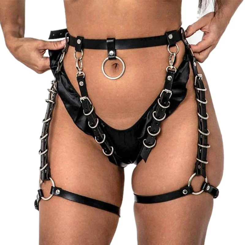 Leather harness erotic