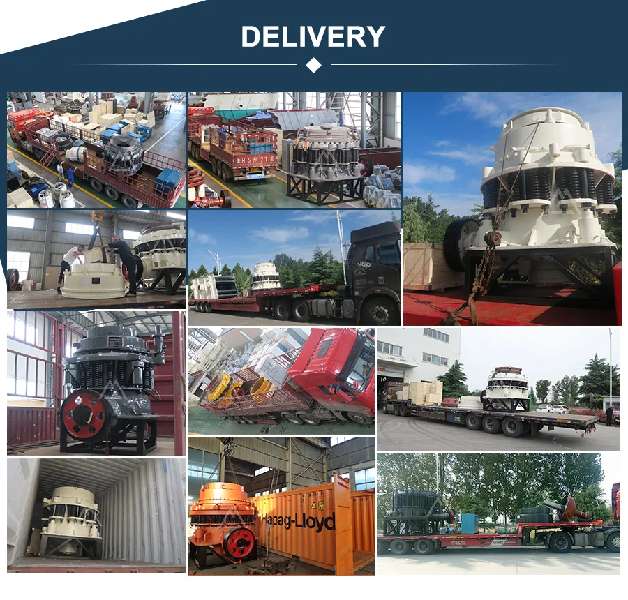 Zhongxin stone mining machinery cone crusher in factory