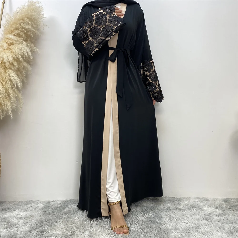 Latest New Designs Embroidery Cardigan Islamic Clothing Fashion