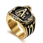 Steel Rings Rings Promotion Custom Logo High Quality Wholesale Masonic Brand Large Size Stainless Steel Rings