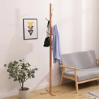 Coat Stand Promotion Hot Sale ZUOLUN Solid Wood Vertical Coat Rack Stand Indoor Custom Storage