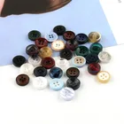 4 Hole Button New Fashion Design Wholesale Popular Shirt Sewing Custom Button 4 Holes Plastic Resin Button