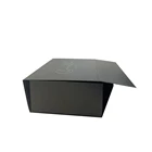 Hair Packaging Black Wholesale Custom Logo Luxury Cardboard Paper Gift Wig Hair Extension Magnetic Packaging Box