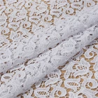 Guipure Lace Swiss White Bridal Guipure Lace Chemical Elastic Lace Embroidery Fabric For Laday Dress