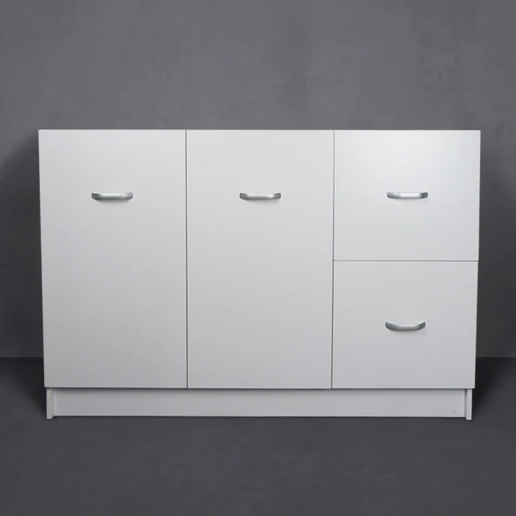 Tarpul Modern Nordic Design White Bathroom Vanity Cabinet Stainless Steel MDF Wooden Plywood Board Floor Mounted 5 Year Warranty supplier