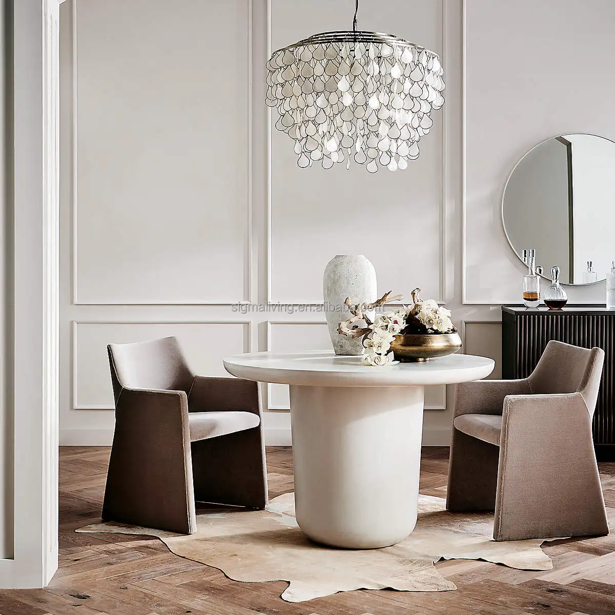 dining chair dining room furniture upholstered grey dining armchair
