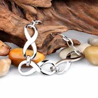 Steel Jewelry Bracelet Newest Design Hand Chain Silver Stainless Steel Fashion Jewelry Women Bracelet