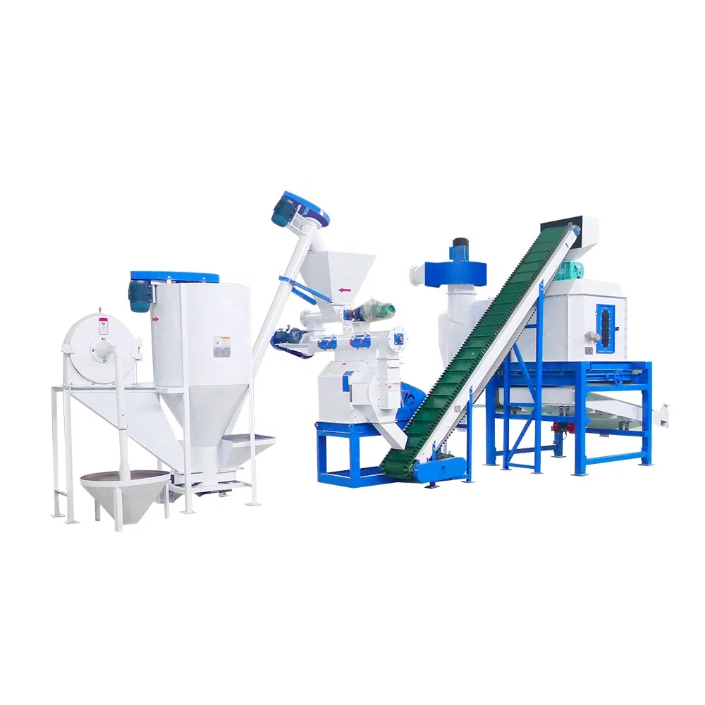1-2 Tons Per Hour Pig Feed Pellet Mill Making Machinery Animal Feed Food  Pellet Processing Production Plant Machine - Buy Animal Feed Processing  Machinery / Animal Feed Production Equipment / Feed Production