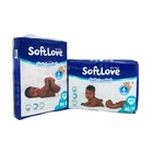 Importer Quality Diaper Softlove M/3 60pcs Pull Up Soft Care Baby Disposable Diaper Importer