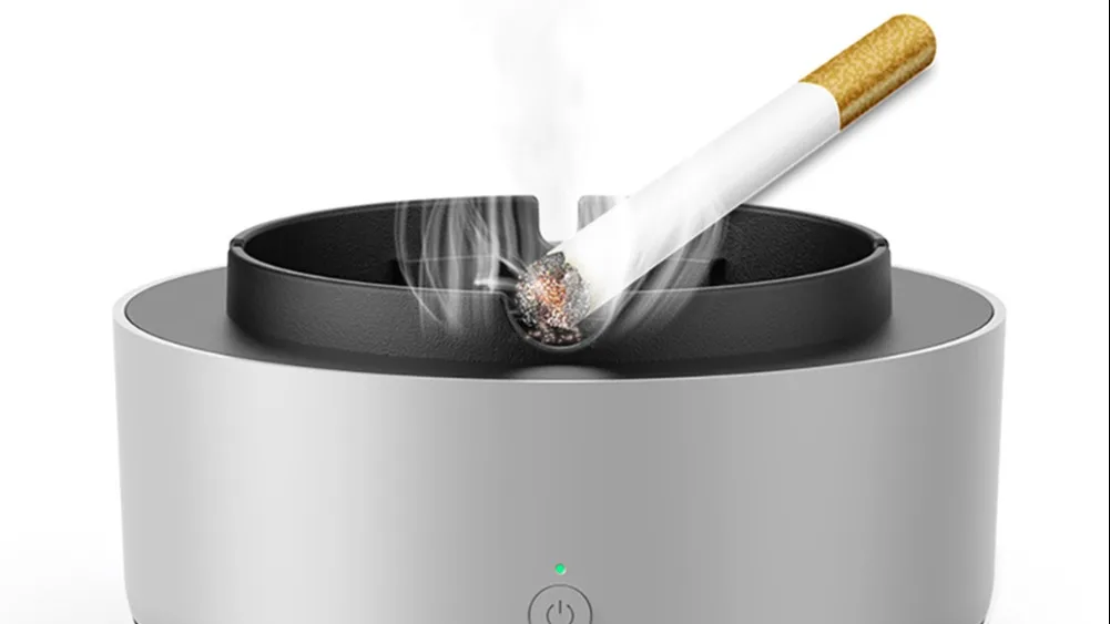 Air Purifier Ashtray For Filtering Second Hand Smoke From Cigarettes