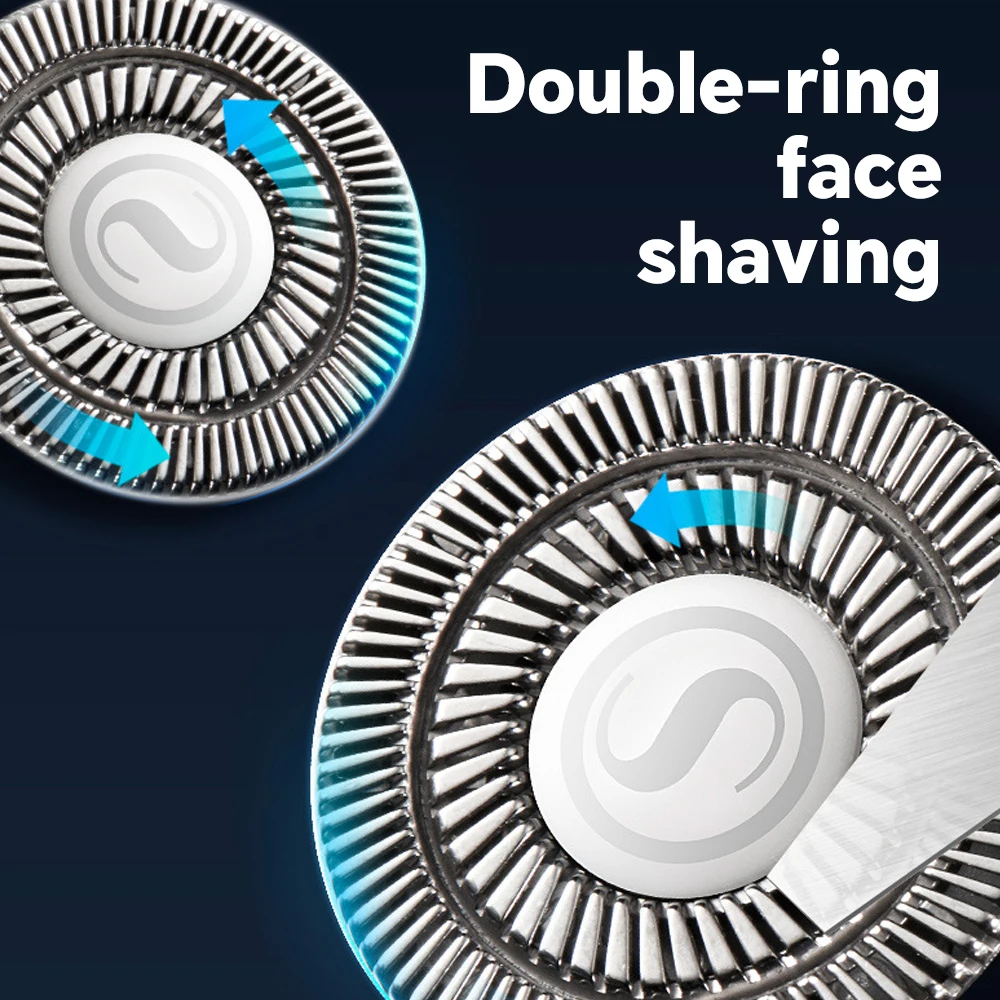 Portable Men's Electric Shaver Mini Digital Display Car Charging Beard Trimmer USB Power Source for Household RV Hotel Use supplier