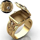 Rings Rings New Special Design Rings Dropshipping Carved Diamond Jewelry Openable Fashion Man Rings