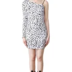Short Skirt Hot Printed Ladies Short Skirt Oblique Shoulder Fashion Sexy Special Hot Selling