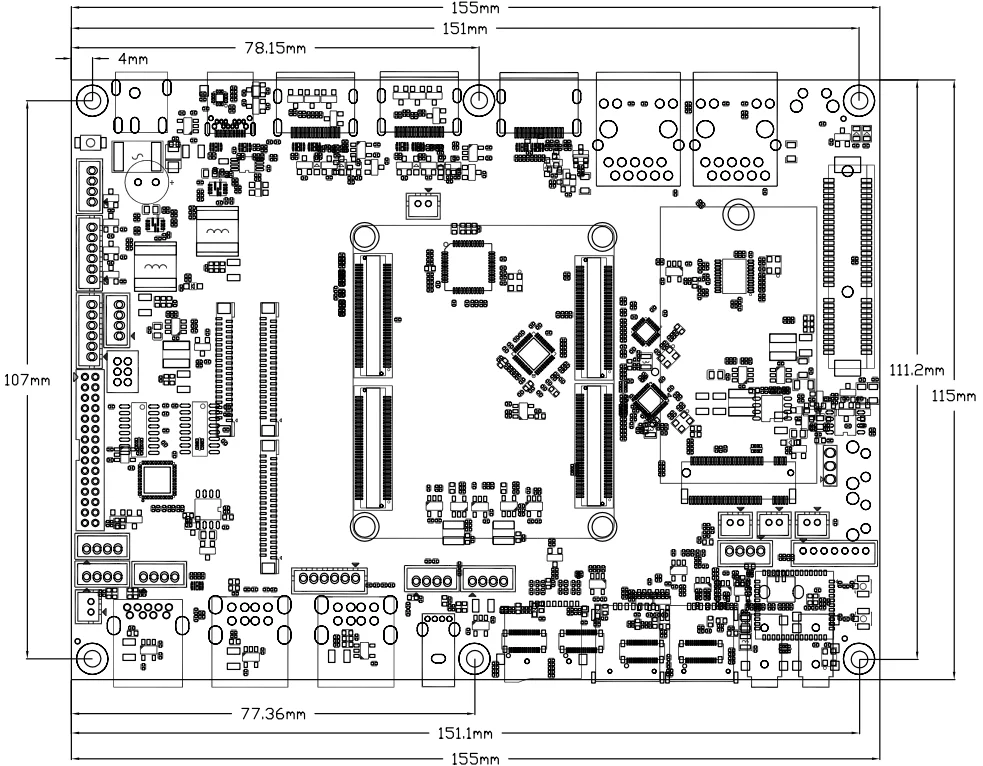 Rockchip Rk3588 Development Board Rk3588 Core Board Rockchip Eight-core ...