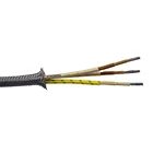 High Temperature Cable 3 Core Metal Shield Fiber Glass Braided High Temperature Cable