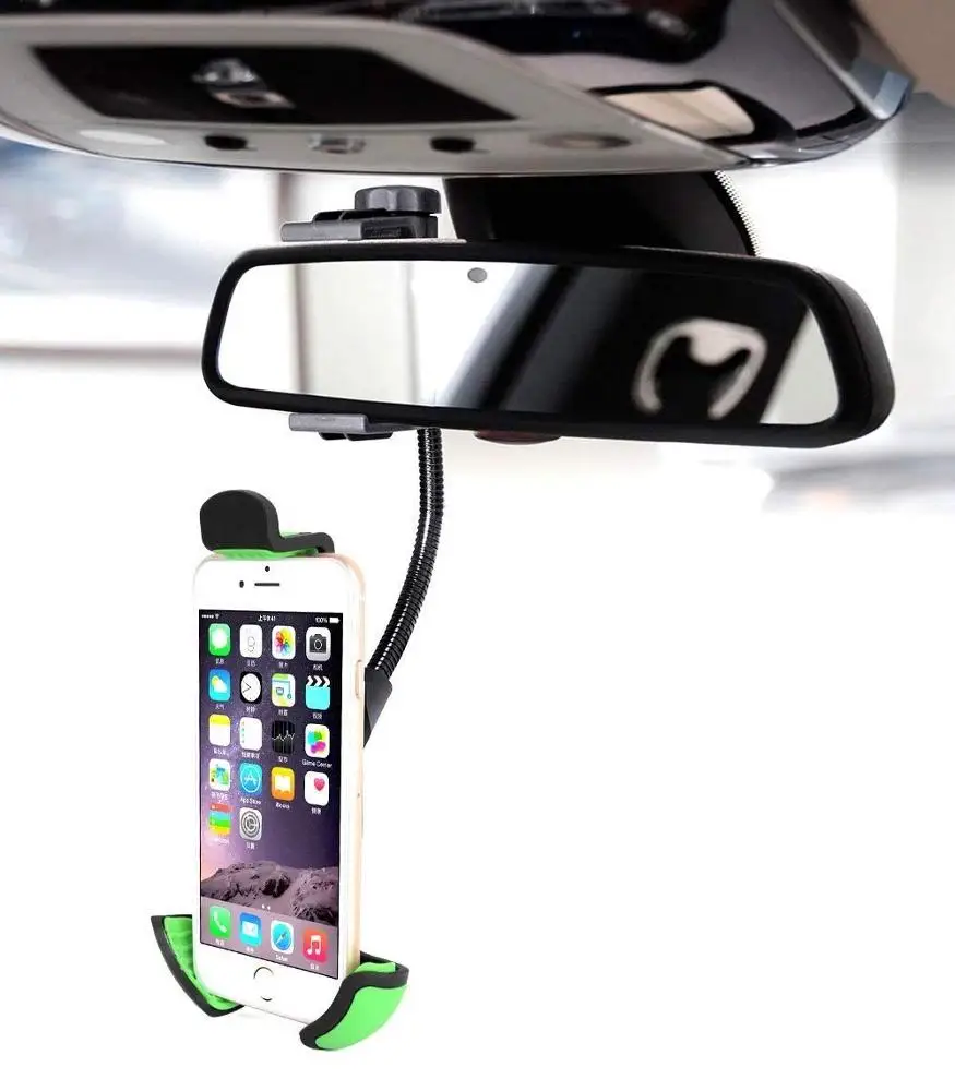 mobile holder for car mirror