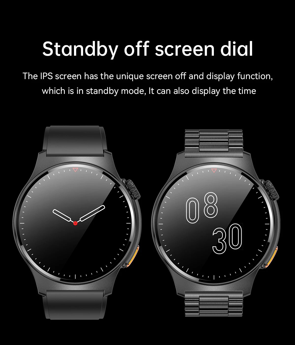 QW49 Smart Watch 1.39 Inch IPS Round Touch Screen APP Control BT Calling Health Monitoring Fitness Tracker Smartwatch With NFC