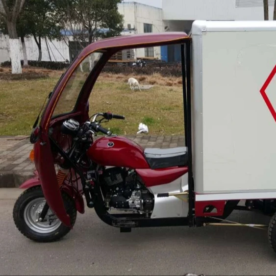 frozen motorized tricycle