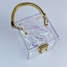 Wedding New Trending Customizes Acrylic Wedding Party Gift Candies Box