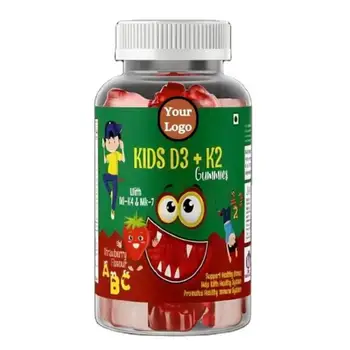 Beneficial Quality Vitamin K2+D3 Gummies for Kids Supports Growth Promotes Bone Health