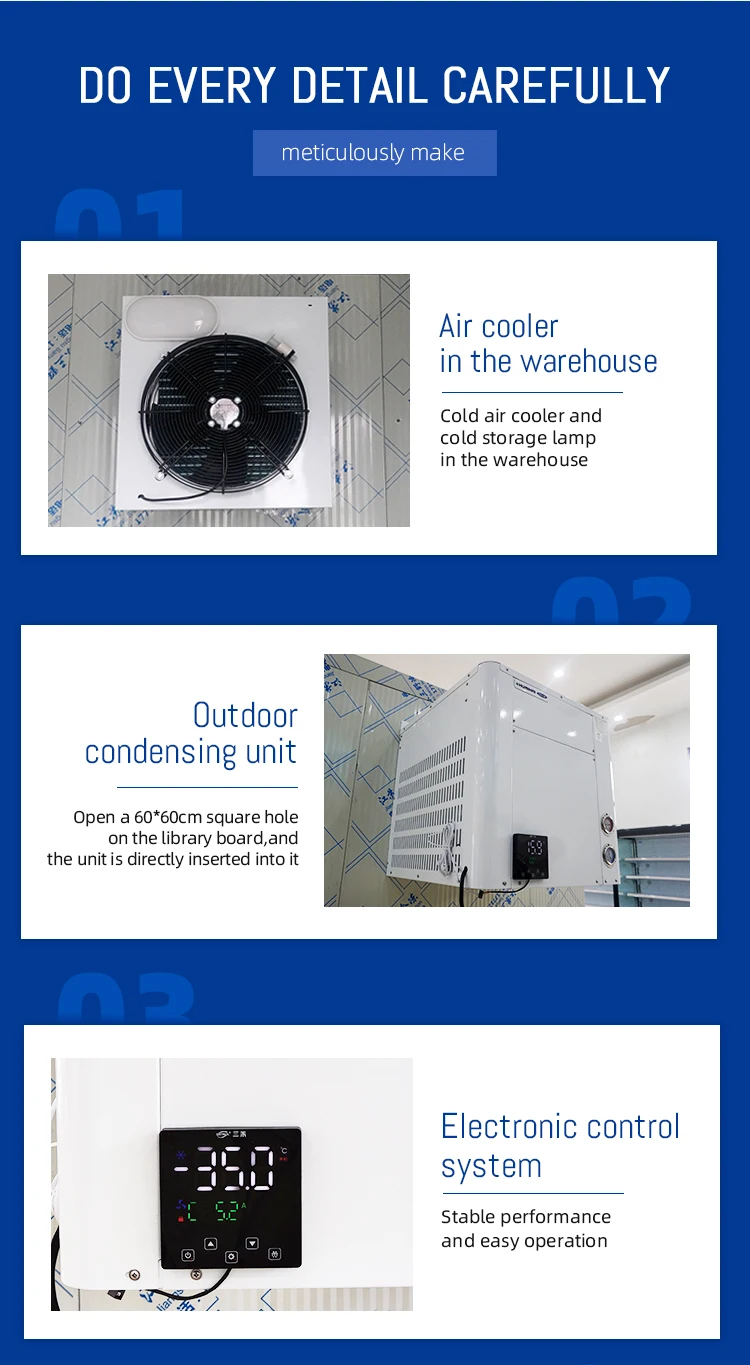 Cold Room Refrigeration Unit, 2hp, 3hp, 5hp, Monoblock - detail 14