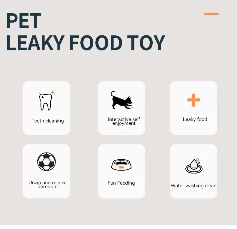 New Leaky Food PET Toys Dog Soft Snack Toy Rubber Bite-resistant Football Dog Chew Toys Pet Products manufacture